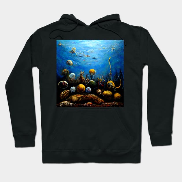 Sea creatures #2 Hoodie by endage